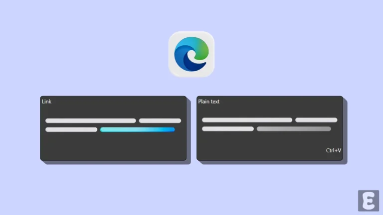 How to Change URL Copy and Paste Format in Microsoft Edge
