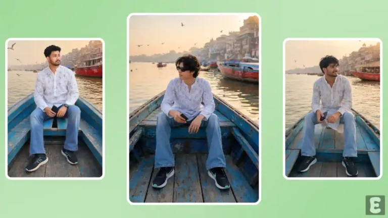 Banaras Ghat Boat Photo Prompt! Create Your Own Varanasi AI Photos