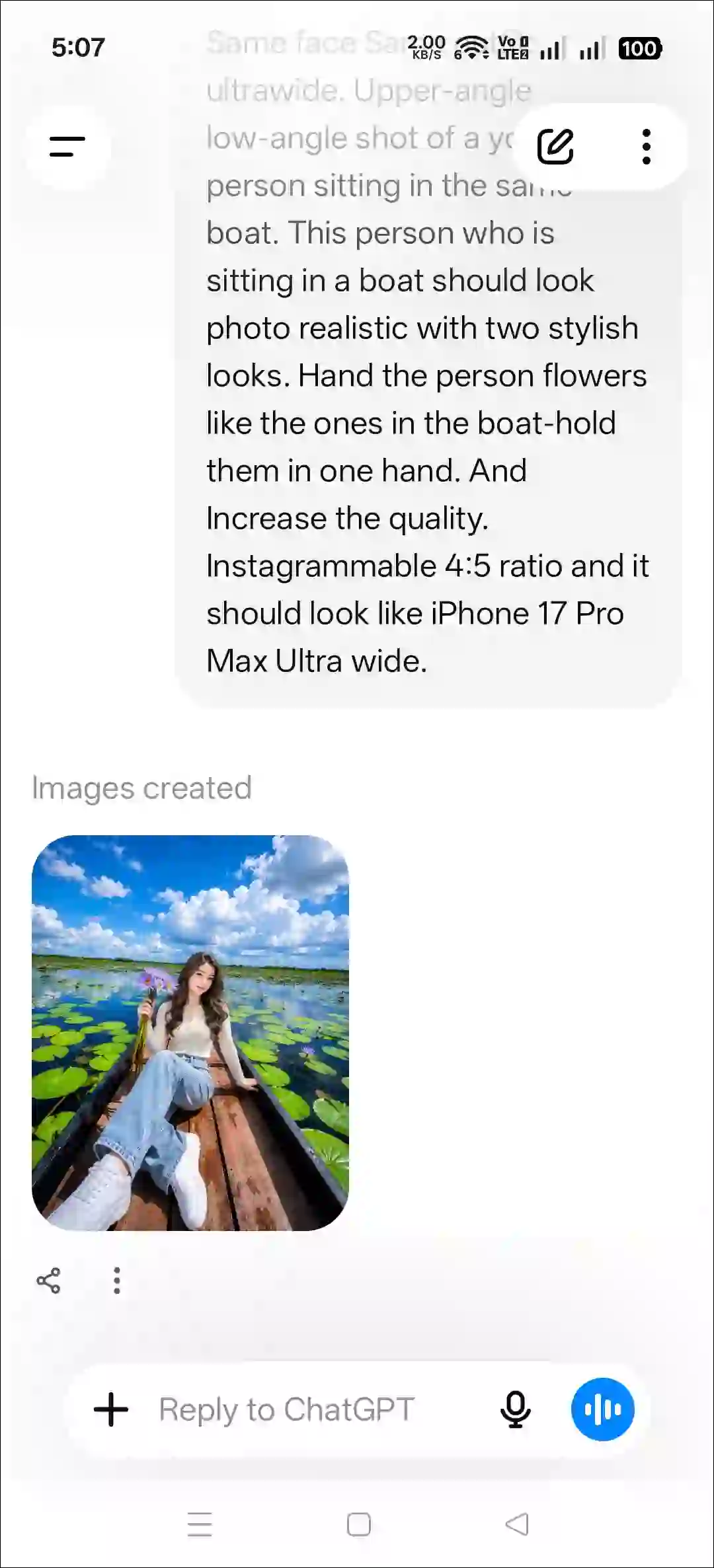 create lake boat photo