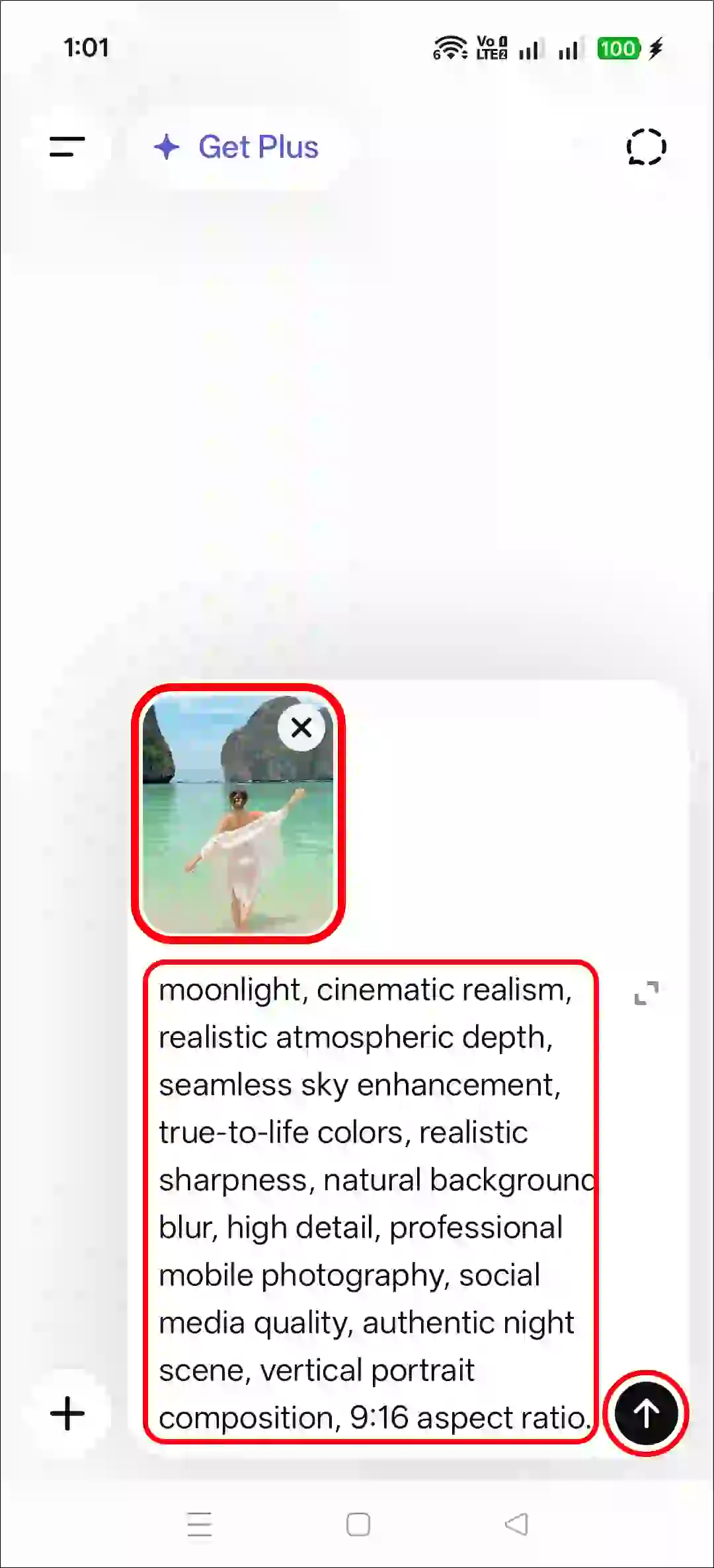 create moonlight photo