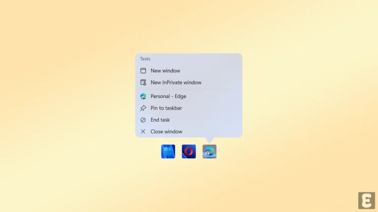 Enable End Task in Taskbar by Right Click on Windows 11