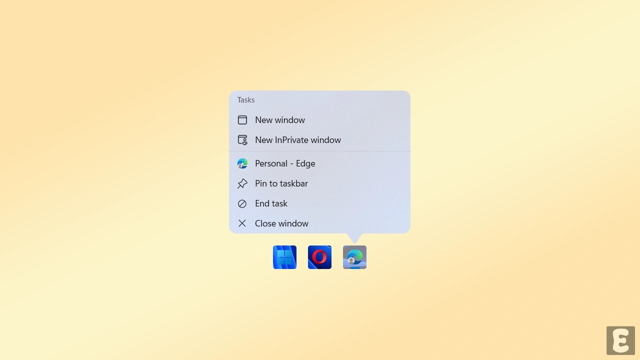 Enable End Task in Taskbar by Right Click on Windows 11
