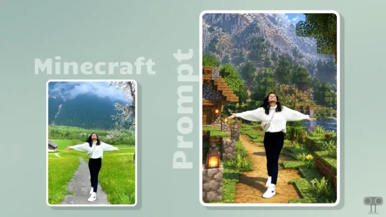 Transform Photo into Minecraft Background with ChatGPT Prompt