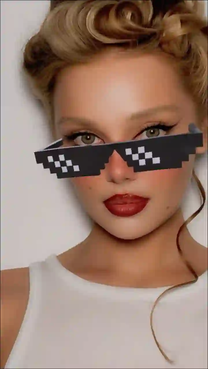 cool glasses snapchat lens