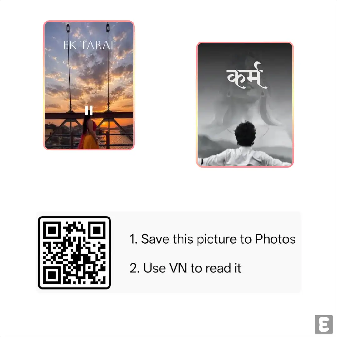 ek taraf bharam ek taraf karam template vn qr code